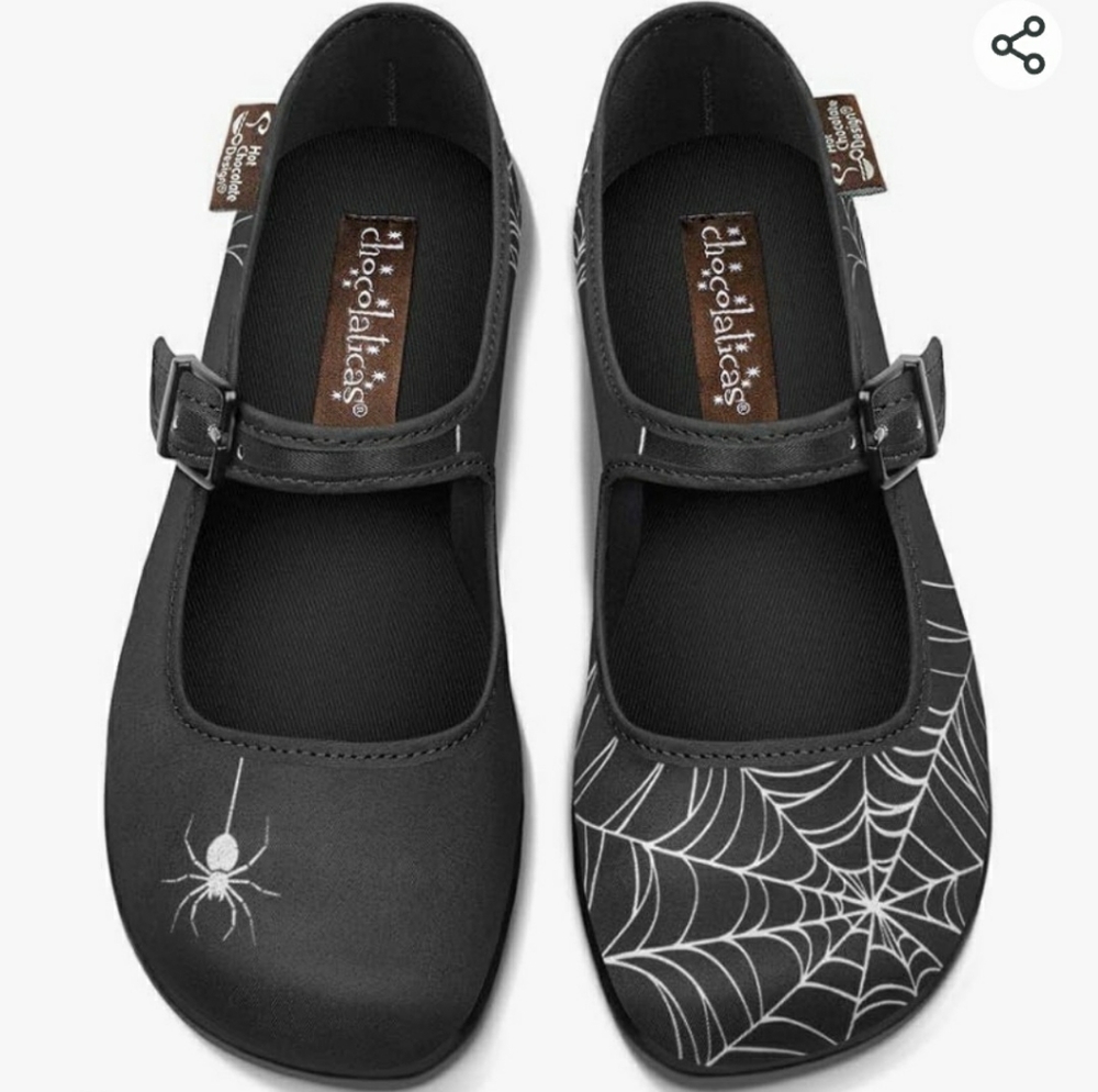 Dark Chocolate Design Mary Jane Shoes Size 12
